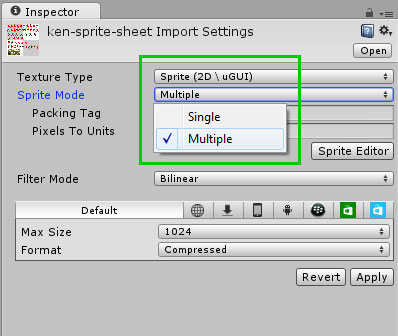 Managing 2d Animation States In Unity3d Part 1 Creating Animations From Sprite Sheets John Stejskal Software And Game Developer